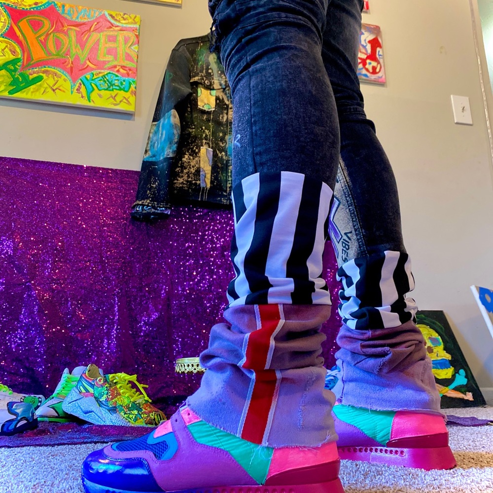 CUSTOM STACKED JEANS MEN